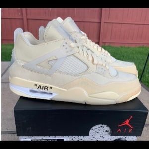 Jordan 4 Off white sail